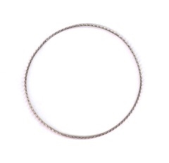 Metal ring ø7 cm farve sølv